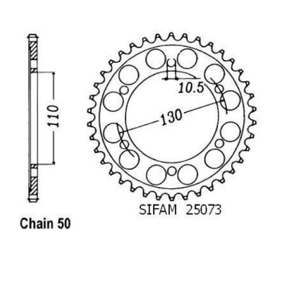 Rozeta pro Yamaha 25073CZ38
